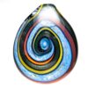 Shop Dichro Swirl Pendant - Yellow, Orange & Steelwool in australian