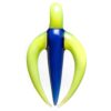 Shop Aaron Vigil - Horn Pendant - Slyme & Blue Cheese in australian