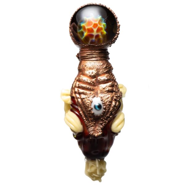 Shop Merc - Electroformed Head Pendant - Pomegranate/Butter in australian