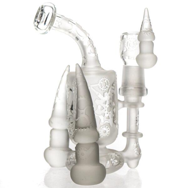 Shop Liberty - Horned Fixed Bubbler - Carved & Blasted Gears in australian