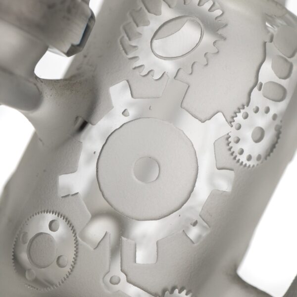 Shop Liberty - Horned Fixed Bubbler - Carved & Blasted Gears in australian