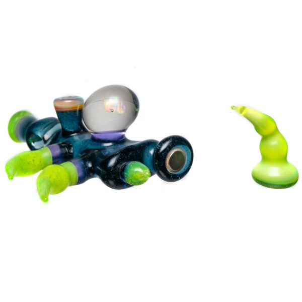 Shop Ghost Cat - Magnetic Dabber Pendant #32 - Blue Stardust & Slyme in australian