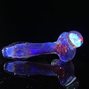 Shop Purple Plasma Pipe with Opal Coin in australian