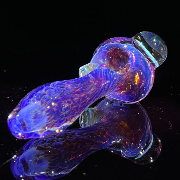 Shop Purple Plasma Pipe with Opal Coin in australian