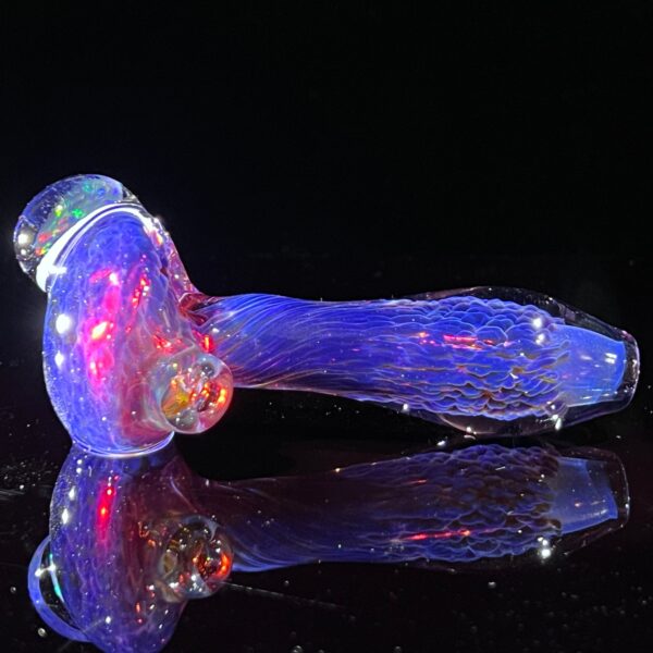 Shop Purple Plasma Pipe with Opal Coin in australian