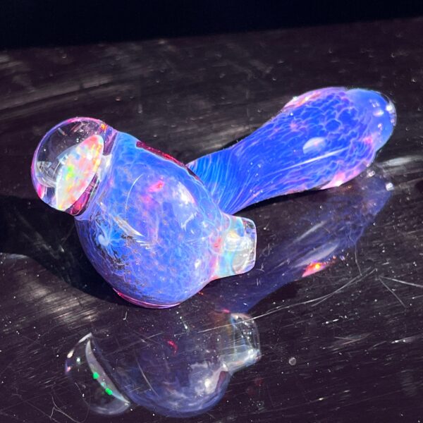 Shop Purple Plasma Pipe with Opal Coin in australian