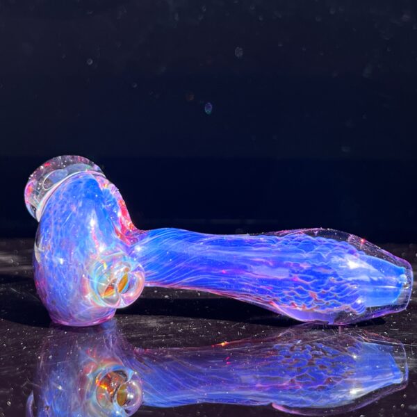 Shop Purple Plasma Pipe with Opal Coin in australian