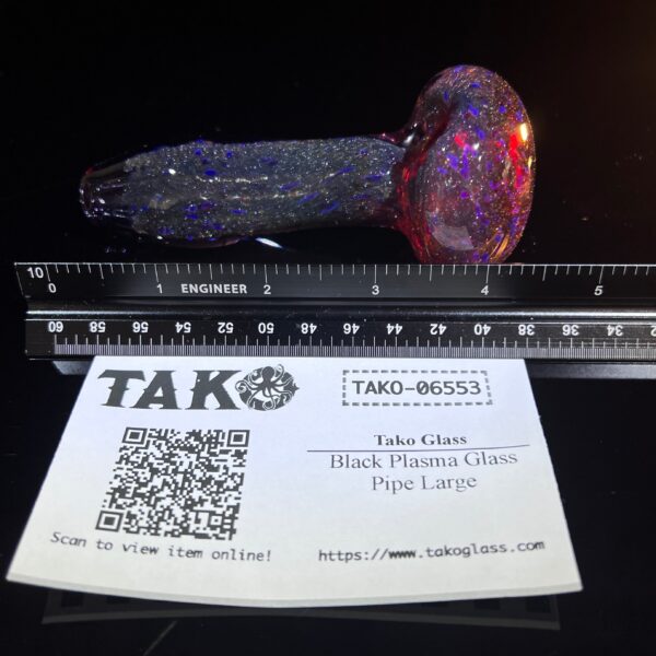 Shop Black Plasma Glass Pipe Large in australian