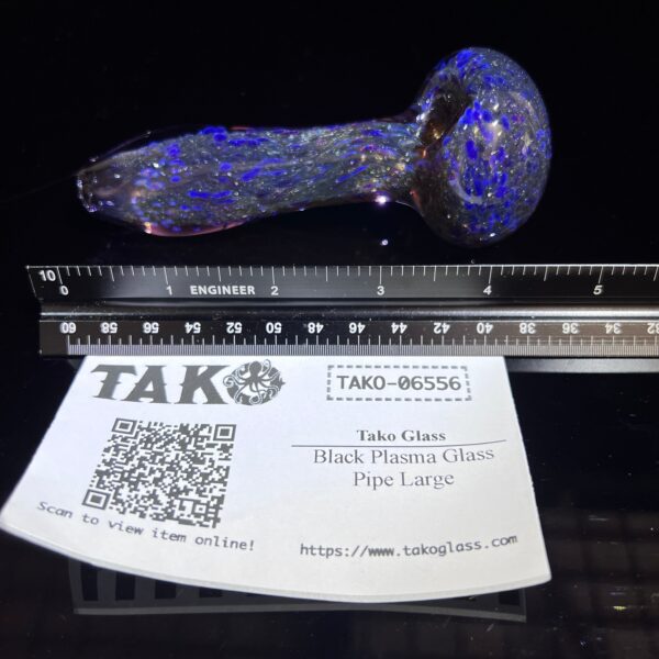 Shop Black Plasma Glass Pipe Large in australian