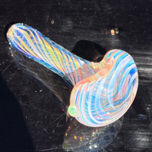 Shop Thick Fume Pipe Green Slyme Marble in australian