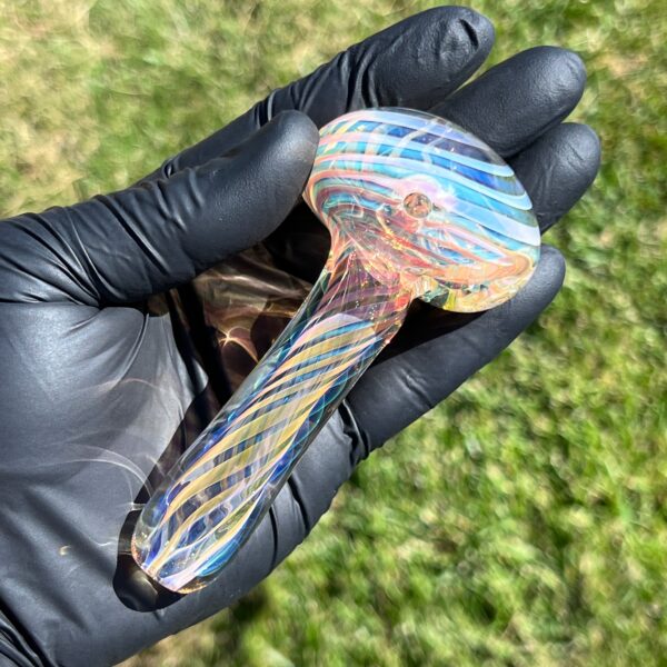 Shop Thick Fume Pipe Green Slyme Marble in australian