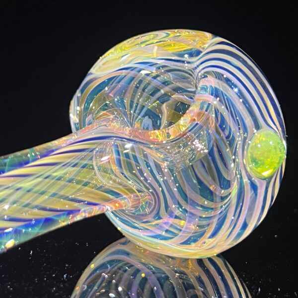 Shop Thick Fume Pipe Green Slyme Marble in australian
