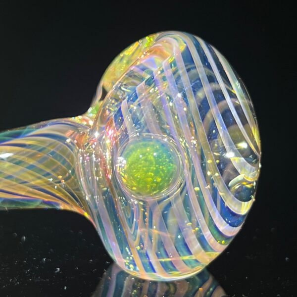 Shop Thick Fume Pipe Green Slyme Marble in australian