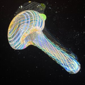 Shop Thick Fume Pipe Green Slyme Marble in australian