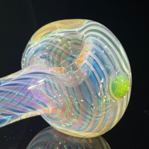 Shop Thick Fume Pipe Green Slyme Marble in australian