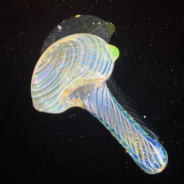 Shop Thick Fume Pipe Green Slyme Marble in australian