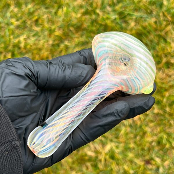 Shop Thick Fume Pipe Green Slyme Marble in australian