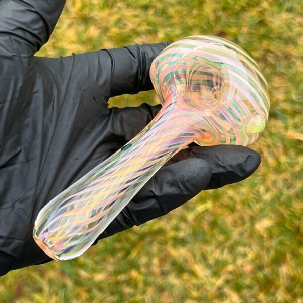 Shop Thick Fume Pipe Green Slyme Marble in australian