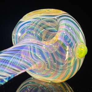 Shop Thick Fume Pipe Green Slyme Marble in australian