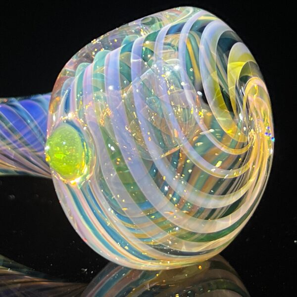 Shop Thick Fume Pipe Green Slyme Marble in australian