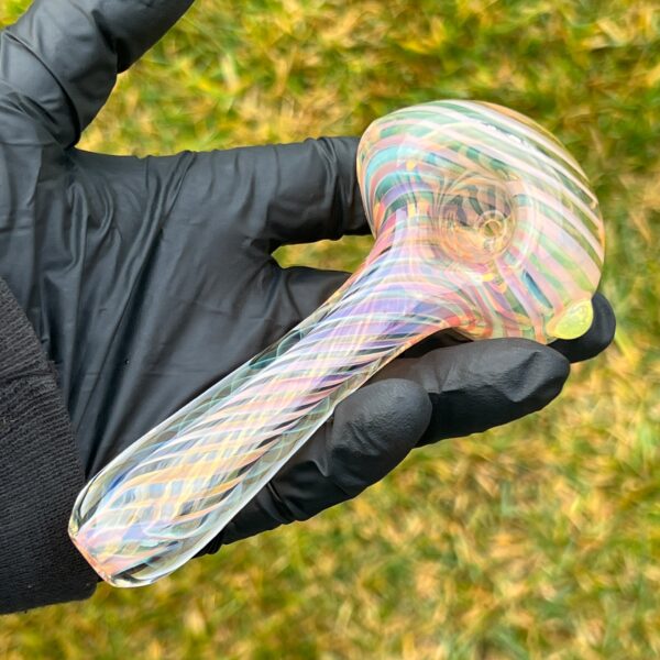 Shop Thick Fume Pipe Green Slyme Marble in australian