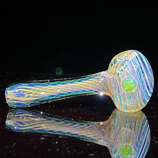 Shop Thick Fume Pipe Green Slyme Marble in australian