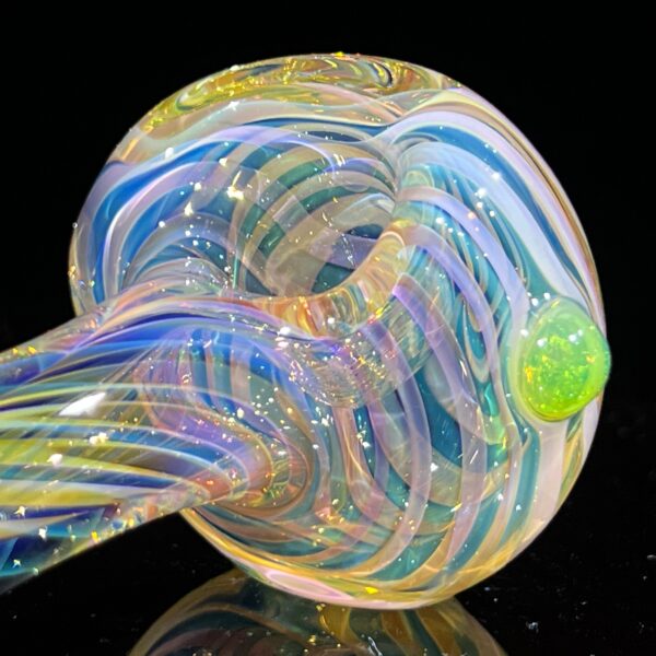 Shop Thick Fume Pipe Green Slyme Marble in australian