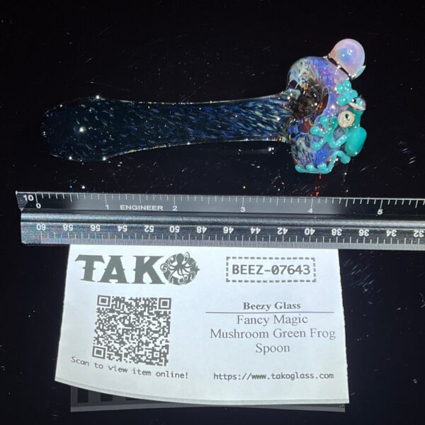 Shop Fancy Magic Mushroom Green Frog Spoon in australian