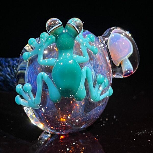 Shop Fancy Magic Mushroom Green Frog Spoon in australian