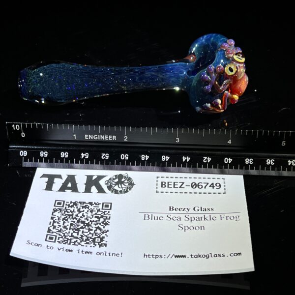 Shop Blue Sea Sparkle Frog Spoon in australian