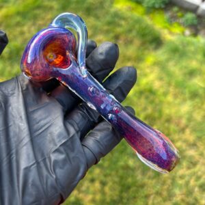 Shop Blue Frit Horn Pipe in australian