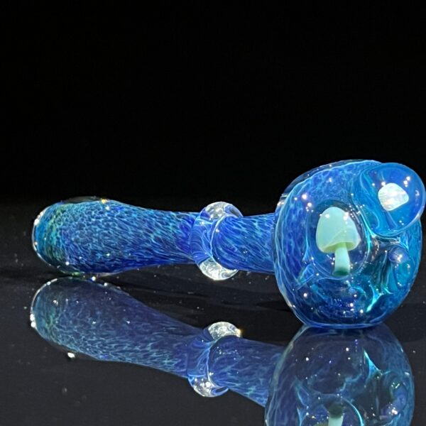 Shop Blue Mushroom Pipe with Opal in australian