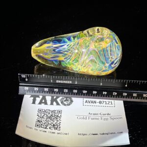 Shop Gold Fume Egg Spoon in australian