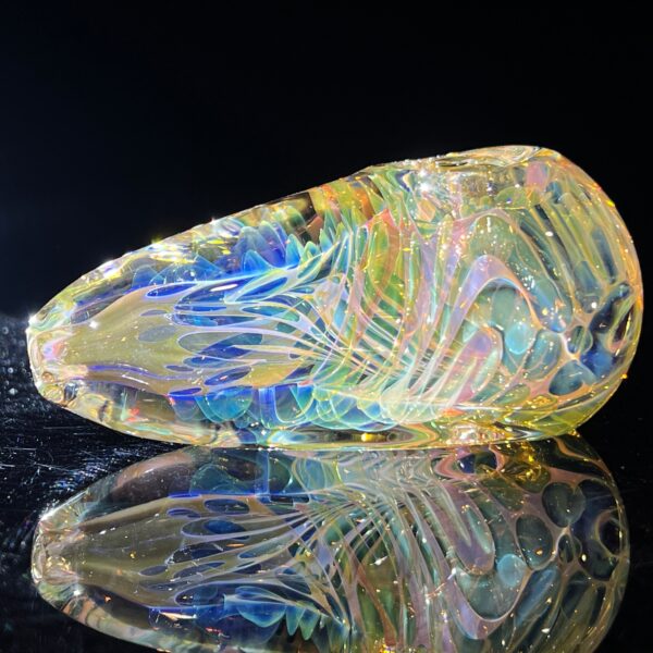 Shop Gold Fume Egg Spoon in australian