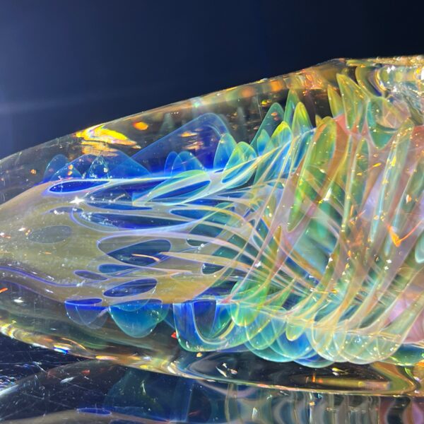 Shop Gold Fume Egg Spoon in australian