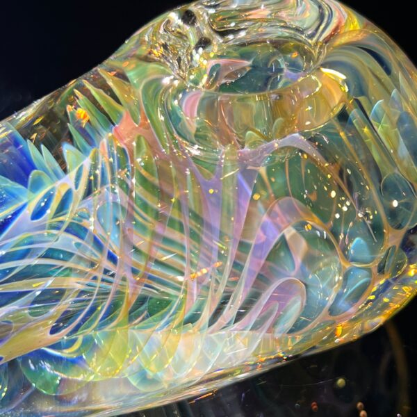 Shop Gold Fume Egg Spoon in australian