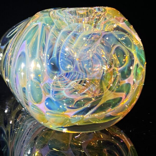 Shop Gold Fume Egg Spoon in australian