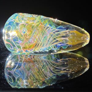 Shop Gold Fume Egg Spoon in australian