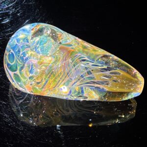 Shop Gold Fume Egg Spoon in australian