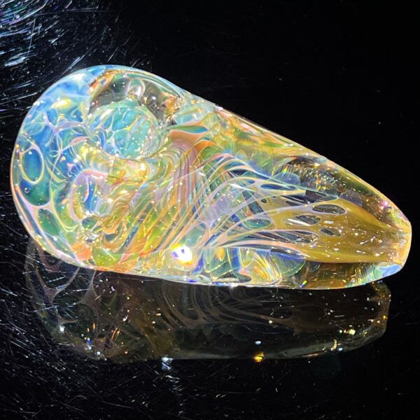 Shop Gold Fume Egg Spoon in australian