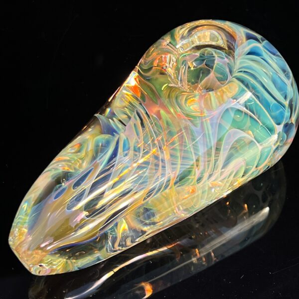 Shop Gold Fume Egg Spoon in australian