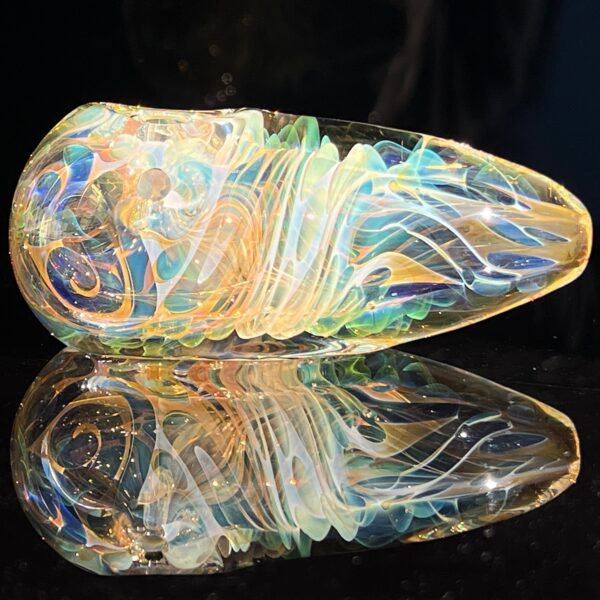 Shop Gold Fume Egg Spoon in australian