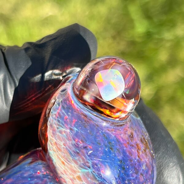 Shop Purple Magic Opal Marble Pipe in australian