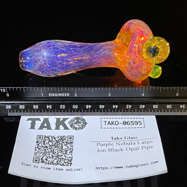 Shop Purple Nebula Large Ion Black Opal Pipe in australian