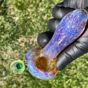 Shop Purple Nebula Large Ion Black Opal Pipe in australian