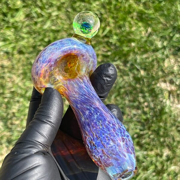 Shop Purple Nebula Large Ion Black Opal Pipe in australian