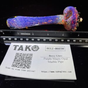 Shop Purple Magic Opal Marble Pipe in australian