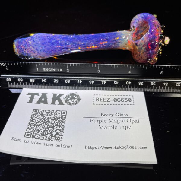 Shop Purple Magic Opal Marble Pipe in australian