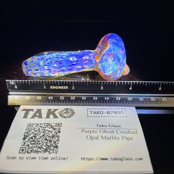 Shop Purple Ghost Crushed Opal Marble Pipe in australian