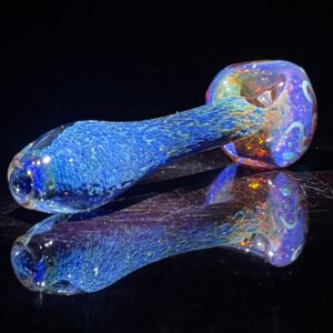 Shop Purple Magic Frit Scribble Pipe in australian